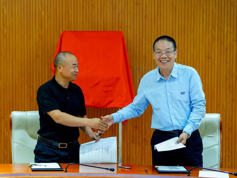 Idinaos ang project signing at R&D center unveiling ceremony ng Zhejiang Jufeng Co., Ltd.